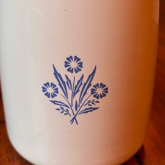 Vintage Corning Ware Blue Cornflower 6 Cup Porcelain Pot Carafe No Lid Replace - Picture 3 of 7